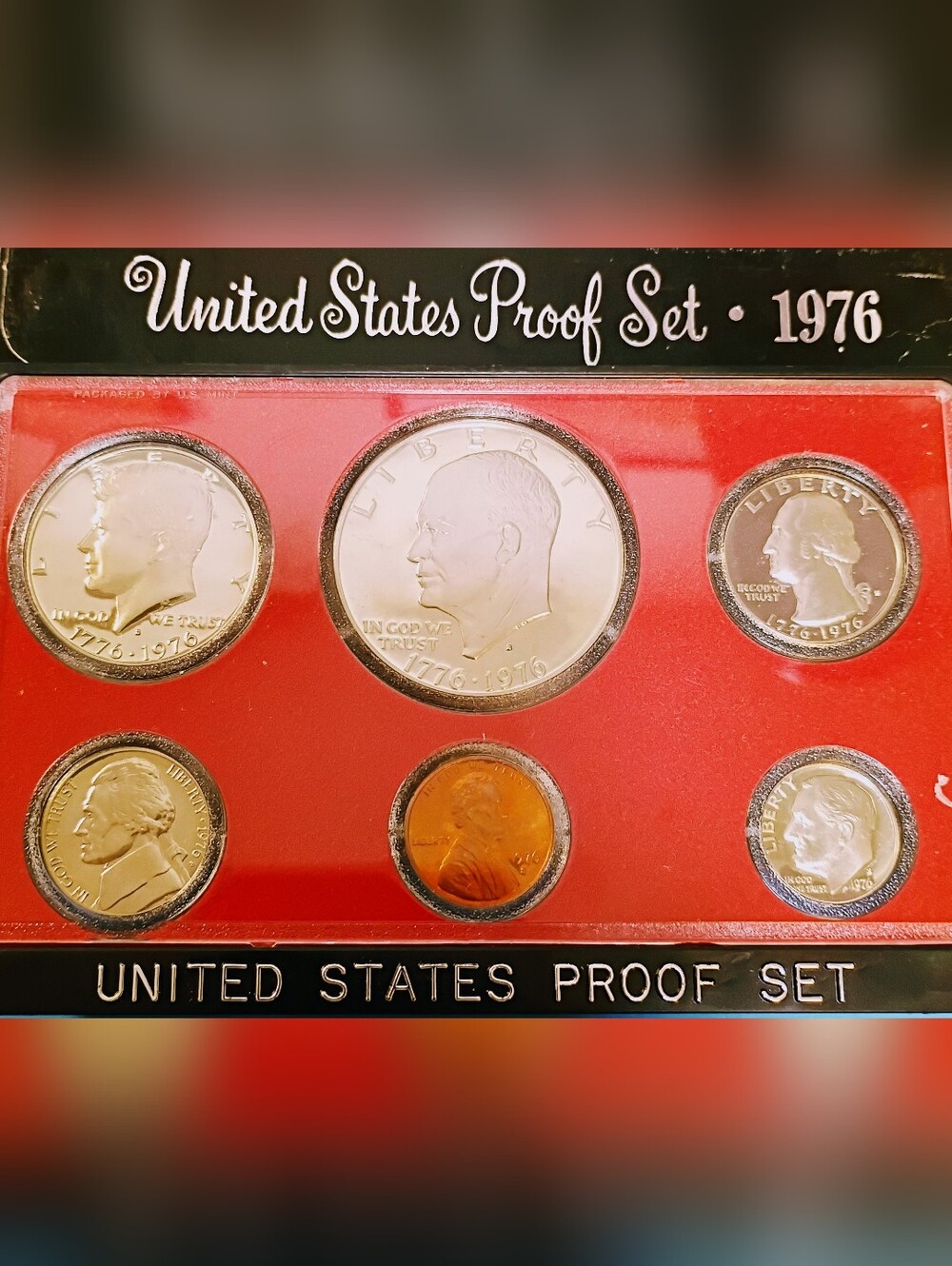 1976-S Mint Proof Set Includes 6 Gem Coins. Great Set Must Have.